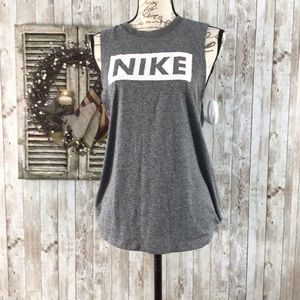 Nike Gray Muscle Tee